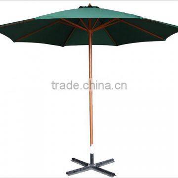 Eight ribs wooden umbrella for outdoor