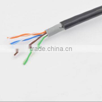 Premium PVC jacket pure copper 4pr 24 awg UTP Lan Network cable CAT5e factory price