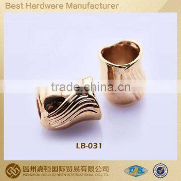 top grade elegant rope metal cord end