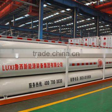 25Mpa, 5569Nm3, ISO11120, 8-Tube Bundle CNG Container