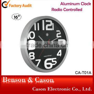 Radio Controlled Wall Clocks Aluminum