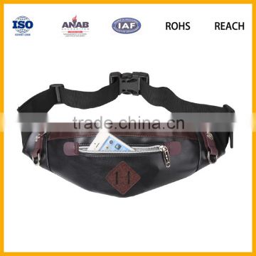 Leather sport waist bag