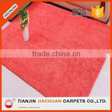 non skid chenille yarn microfiber carpet