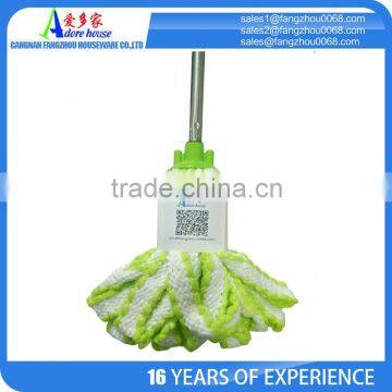 microfibre mop with iron or aluminium handle water mop