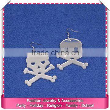 Skull earrings for men, fashion teen earrings for teenagers