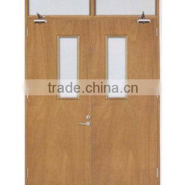 steel frame timber sash fire rated doors with different specifications can customize