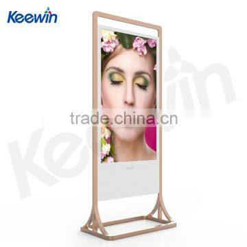 ultrathin double sides 55inch indoor advertising lcd display for shopping mall