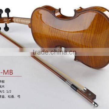Fashion Size :4/4,1/4,1/2 Solid Spruce Maple Solid Shouldering With Case,bow&rosin Violin photo-3