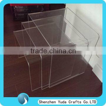 Factory Made Plexiglass Console Tables Stacking Clear Acrylic Nesting Table Set