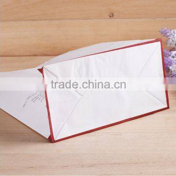 Wholesale Food Shopping Bags, Cheap White Paper Bag photo-4