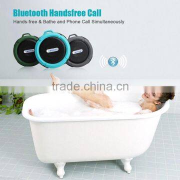 C6 Portable Bluetooth Shower Speaker With Microphone photo-3
