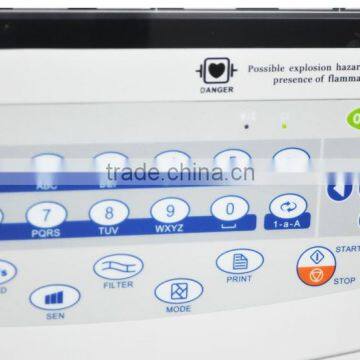 Carejoy 12 Channel 8 Inch Handheld TFT LCD Digital Electrocardiograph ECG Machine EKG 1200G 300 Cases With ECG Software photo-3