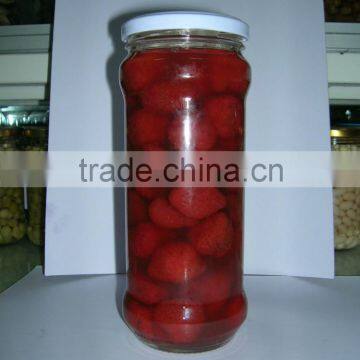 Canned Strawberry Fruits in Light Syrup in Glass Jar photo-3