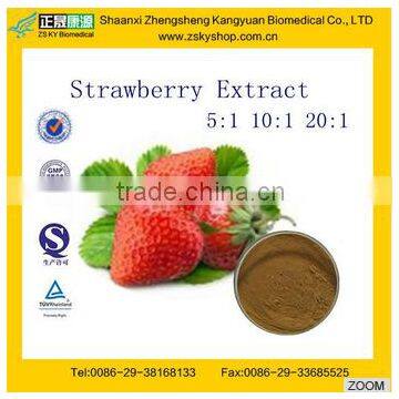 GMP manufacturer supply good quality strawberry flovor extract powder