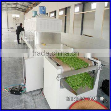 The best selling production-- green tea &black tea microwave drying &sterilization machine