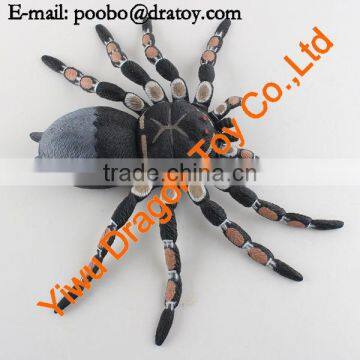 High quality TPR toy rubber spiders