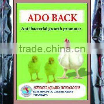 ADOBACT-Herbal poultry medicine with anitbacterial activity .