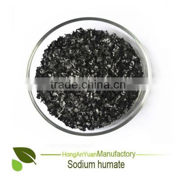 China supplier super sodium humate powder/granule/shiny flake used as soil modifier