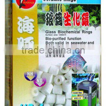aquarium filter media Glass biochemical rings
