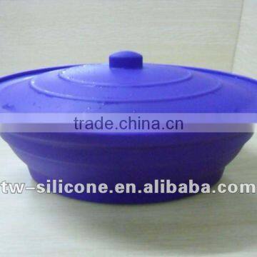 Cheap plastic collapsible silicone bakeware for promotion