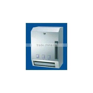 Stainless Steel manual roll towel dispenser, manual paper dispenser