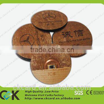High quality wooden card with contactless IC chip