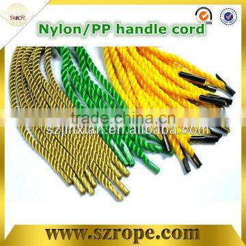 twisted PP rope with filler for bag handle