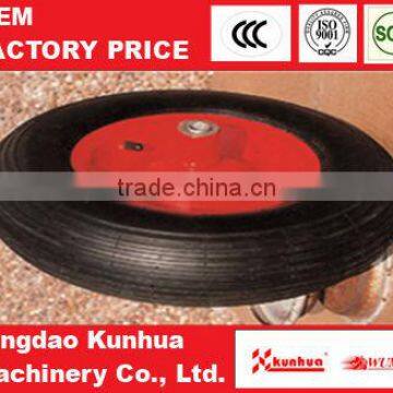 2013 Hot sale hand pallet truck rubber wheel 4.00-8