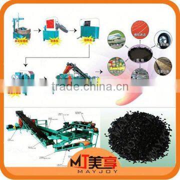 2015 New arrival scrap tire processing production line /small recycle tire machine(Wechat:008613816026154)