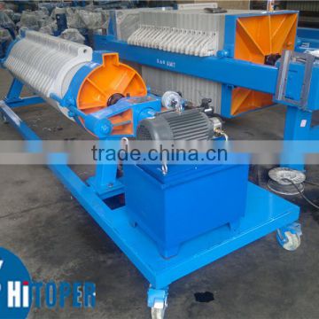 Filtering and purifying treatment system ,round cotton cake filter press