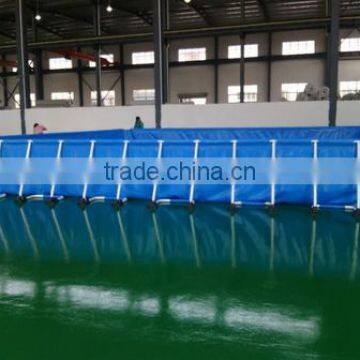 Steel Frame Above Ground Rectangular 4m SWIMMING POOL Filter Pump Mobile Swimming Pool photo-4