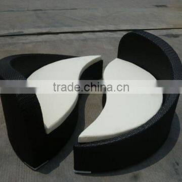 Рattan patio furniture lounge sofa chair CF726 photo-6