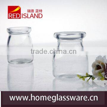 Glass Manufactory Supply Mini Clear Glass Jar, Tumbler Glass Jar photo-3