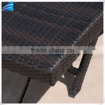 Set of 2, Outdoor Modern Rattan Wicker Chaise Lounge Chairs photo-3