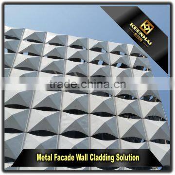 Hollow Out Panels Decorative Outdoor Sheet Metal Aluminum Wall Covering