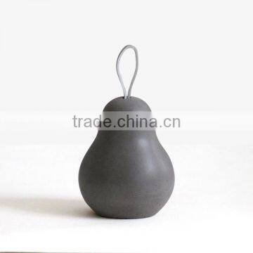 Pear shape luxurious home decor piece concrete antique home decoration items