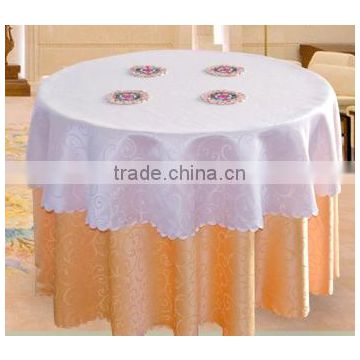 wedding jacquard table cloth for hotel restaurant weddings