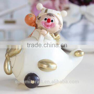 Resin Cartoon Baby Clown Figurine photo-2