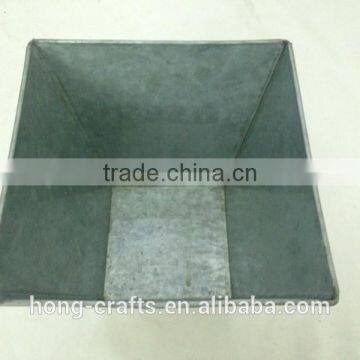 2016 Lavender Design Paper Decal Metal Square Flower Pot for Garden photo-6