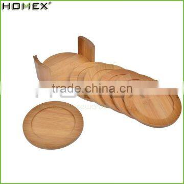 Hot Selling Cheap Round Dining Hot Food Bamboo Table Mat Bamboo Cup Coaster Sets/Homex_Factory