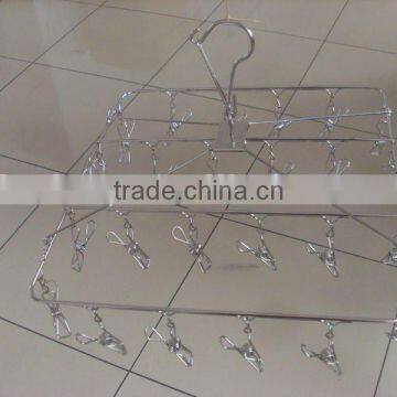 Metal Wire Drying Clothing Hanger--dry Clothes Rack--36hangers photo-3