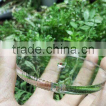 Clear Acrylic Laser Cut Shapes Circular Disc photo-3