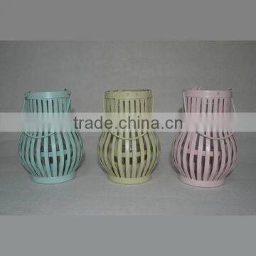Colored Glass Hanging Lantern photo-1