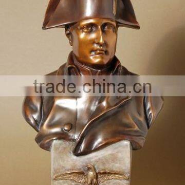 Napoleon bronze bust with eagle sculpture for home decor