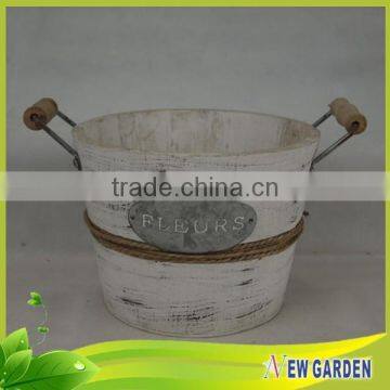 Cheaper Economical Round Wall Mounted Flower Basket With Handles photo-6