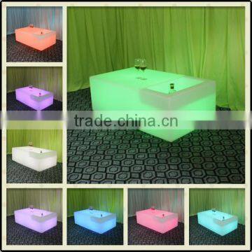 Outdoor Led Illuminated Lighted Coffee Table