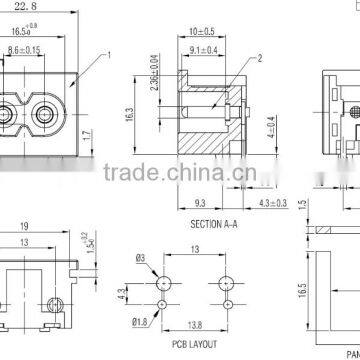 AC Power Socket Eight Character Socket BX-180-A01 Plum Seat Word Word Seat Conversion Plug DC Seat photo-3