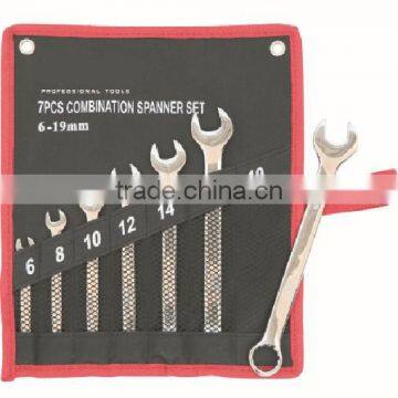 7 pcs Combination spanner set / Wrench set