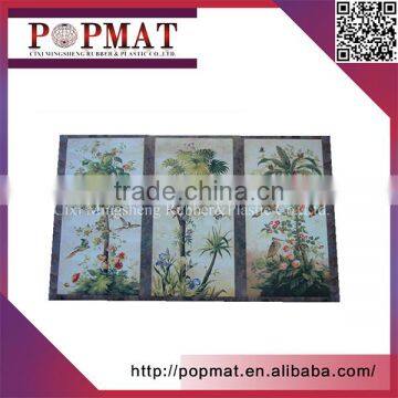 High Quality Best Price Pvc or Rubber Backing Home Textile Mat photo-4