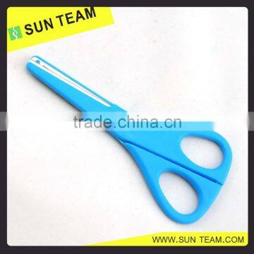 SC043 5-1/4" New Design Children Safe Paper Cutting Student Scissors With ABS Handle photo-1